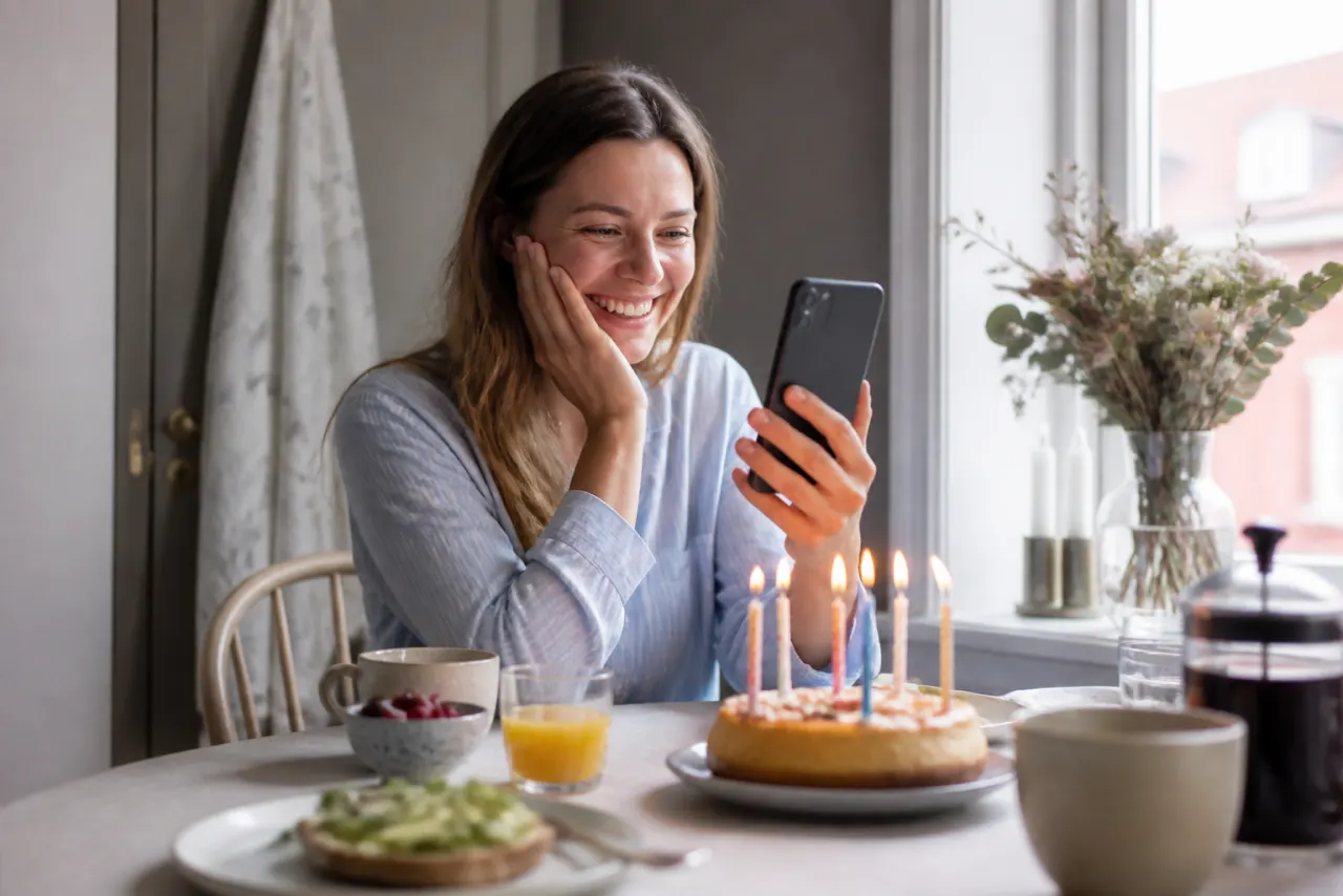 Planering av memmo – personlig videohälsning med mobil och biljettinformation